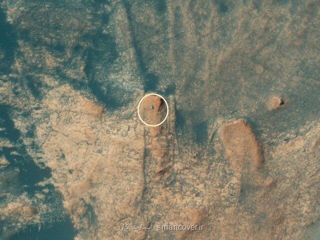 ثبت تصویر جدیدی از مریخ نورد كنجكاوی توسط مدارگرد مریخ